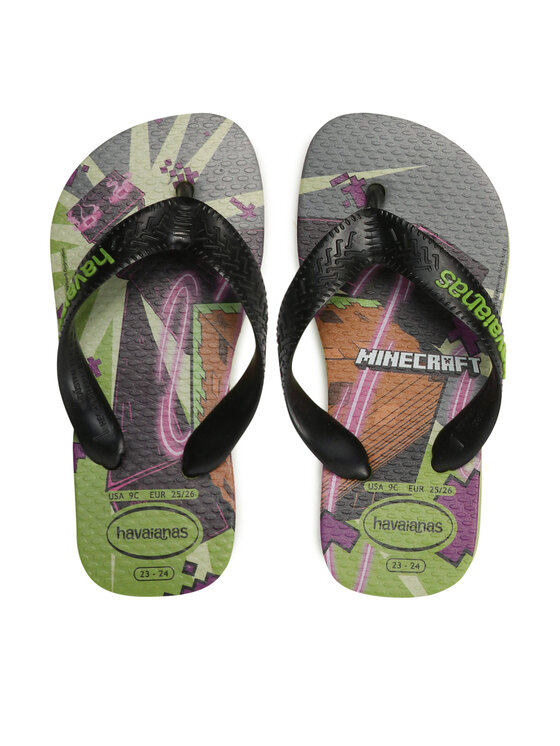 Japonki Havaianas, Rozmiar 27/28, Czarne, MINECRAFT 41451250891