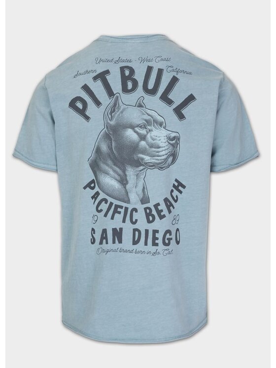 PITBULL PITBULL T-Shirt AUTOMATIC Niebieski jasny Regular Fit