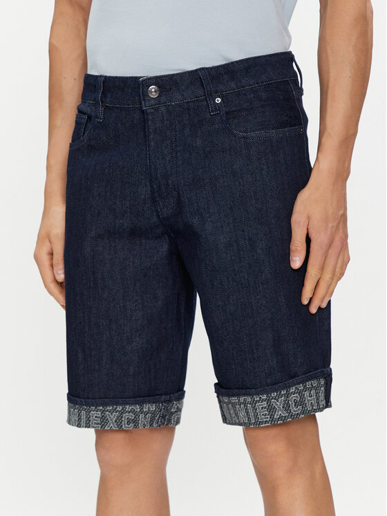 Armani Exchange Džínsové šortky 3DZJ65 Z1XKZ 25FR Modrá Regular Fit