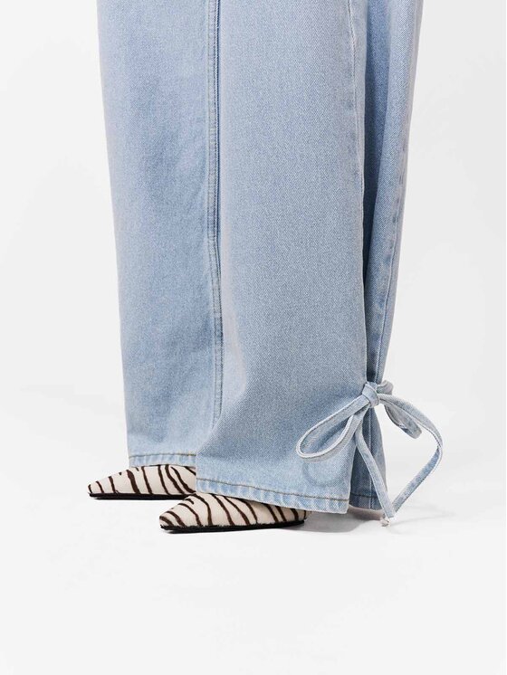 La Mania La Mania Jeansy HORIZON Niebieski Basic Fit
