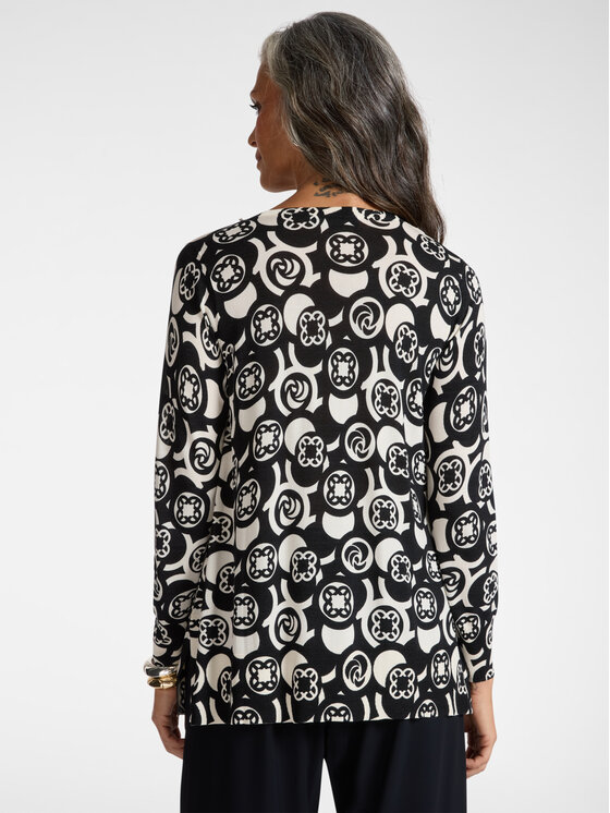Elena Mirò Elena Mirò Sweter M603Z000744N0S1 Czarny Regular Fit