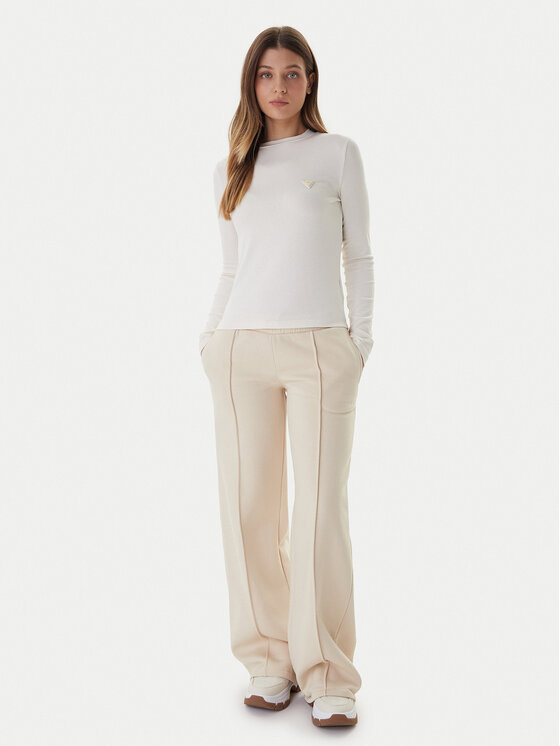 Guess Guess Halenka V6RI00 KD741 Écru Slim Fit