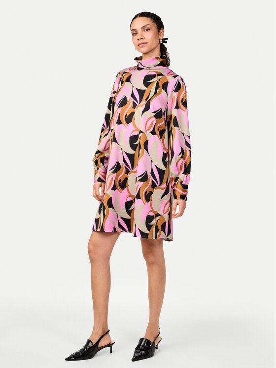 YAS YAS Sukienka codzienna Cilea 26035391 Szary Relaxed Fit