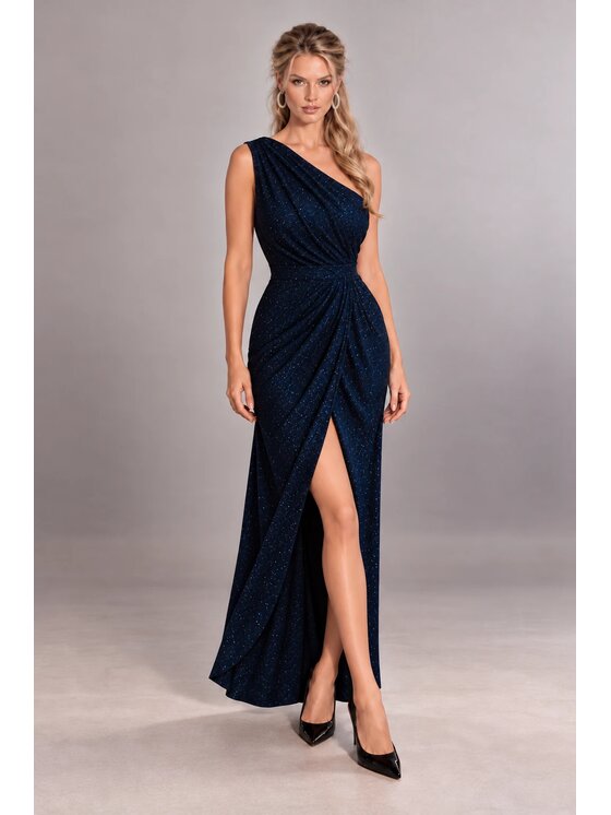 Aurora Aurora Sukienka wieczorowa Eris Granatowy Feminine Fit