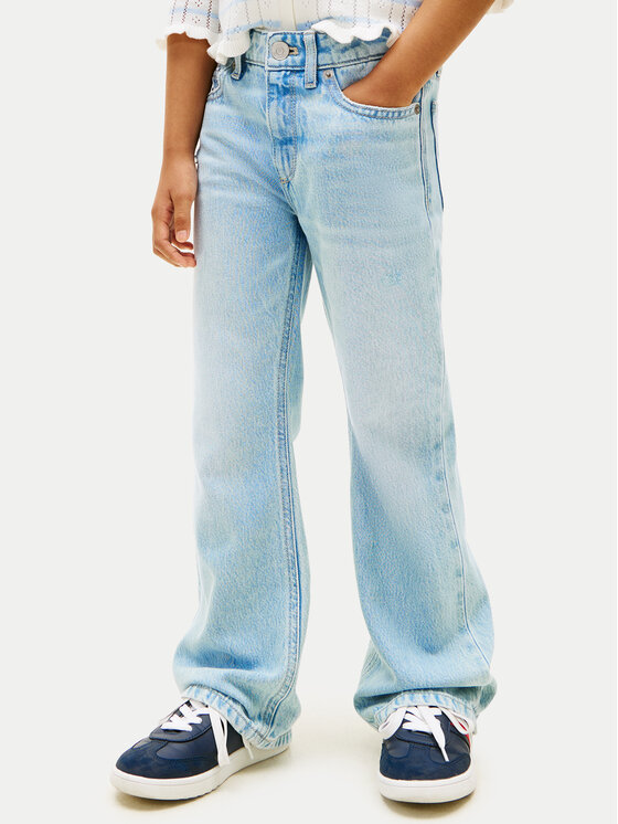 Tommy Hilfiger Jeansy KG0KG09115 Niebieski Flared Leg