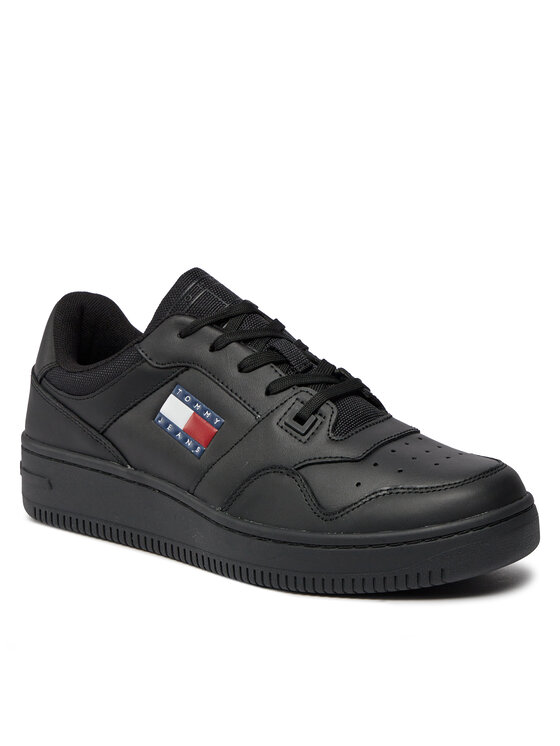 Tommy Jeans Tommy Jeans Sneakers Tjm Retro Basket Ess EM0EM01395 Negru