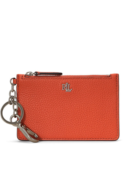 Lauren Ralph Lauren Kredītkaršu turētājs Zip Card Cas 432947628008 Oranžs