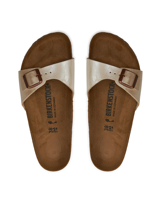 Birkenstock Birkenstock Klapki Madrid 0940153 Beżowy