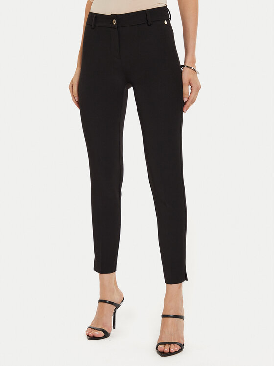 Maryley Bavlnené nohavice 24IB52Z/M19/43NE Čierna Regular Fit