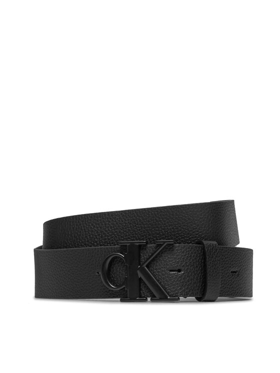 Curea pentru Bărbați Calvin Klein Jeans Ro Mono Plaque Lthr Belt 35Mm K50K511416 Negru