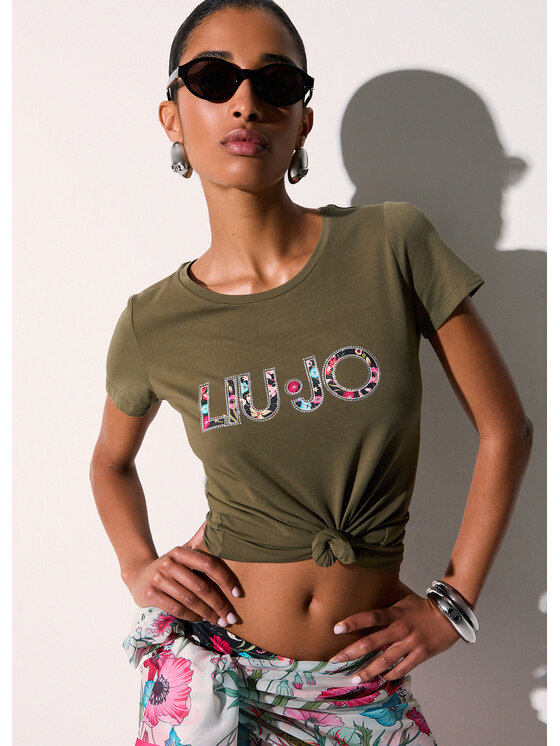Liu Jo Liu Jo T-Shirt VA6169JS003P9761 Khaki