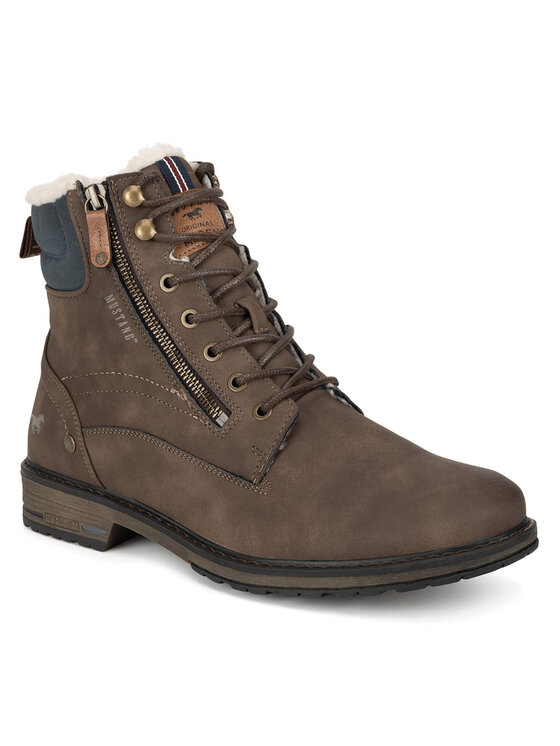 Mustang Mustang Schnürschuhe 4157-609 Braun
