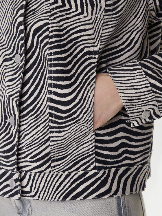 Vero Moda Vero Moda Geacă de blugi Tessa 10329961 Gri Oversize