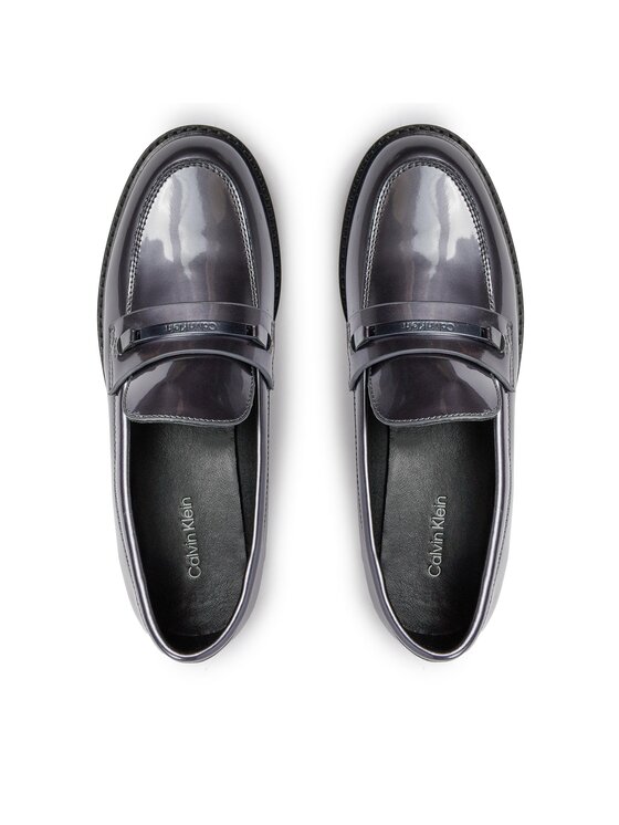 Calvin Klein Calvin Klein Slipper Rubber Sole Loafer W/Hw - Pearl HW0HW02002 Schwarz