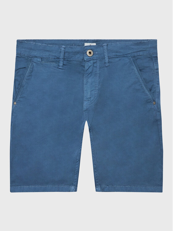 Pepe Jeans Kratke Hlače Blueburn Short PB800726C75 Plava Regular Fit