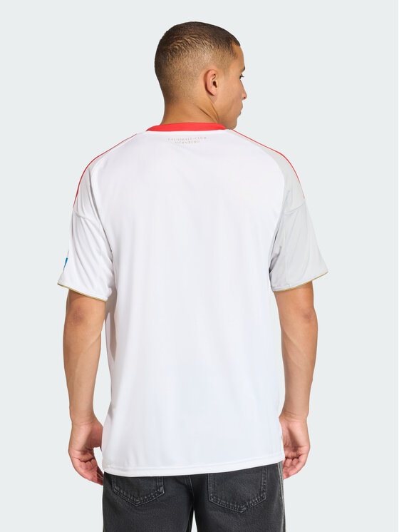 adidas adidas Koszulka techniczna 1. FC Nürnberg 25/26 Biały Regular Fit