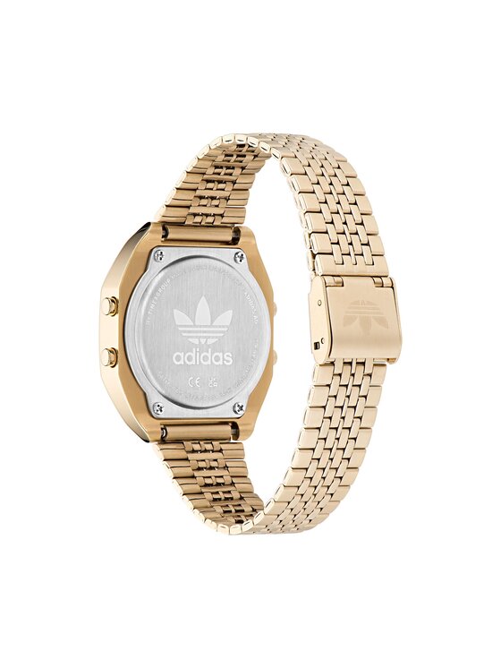 adidas Uhr Originals Street Digital Two AOST23555 Goldfarben Modivo