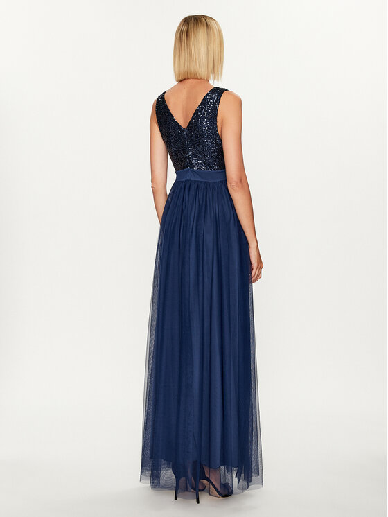Rinascimento Rinascimento Abendkleid CFC0115187003 Dunkelblau Regular Fit