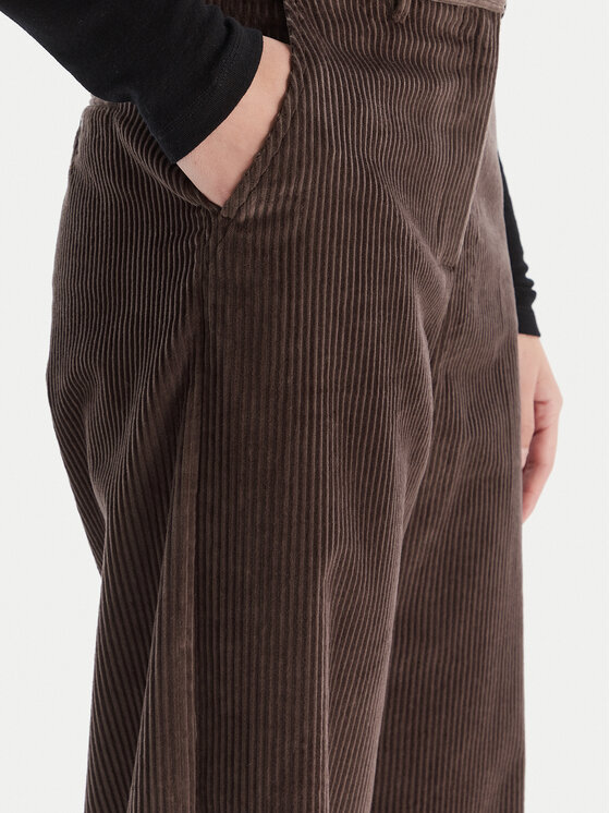 Weekend Max Mara Weekend Max Mara Auduma bikses Tania 2525136092 Brūns Wide Leg