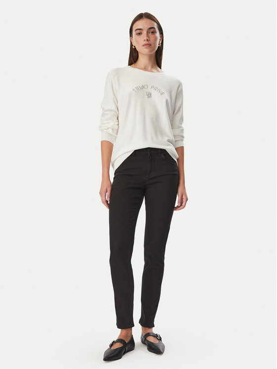 Liu Jo Sport Liu Jo Sport Πουλόβερ TF6037 MS049 Κρεμ Regular Fit