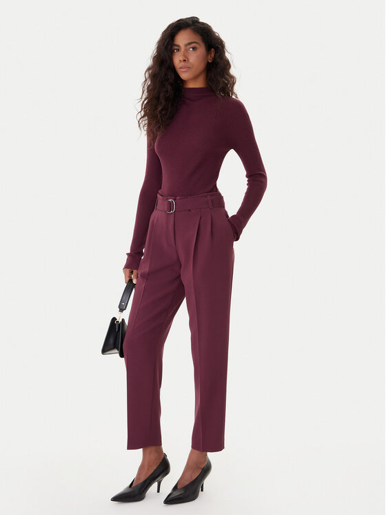 BOSS BOSS Auduma bikses Tapiah 50490037 Violets Regular Fit