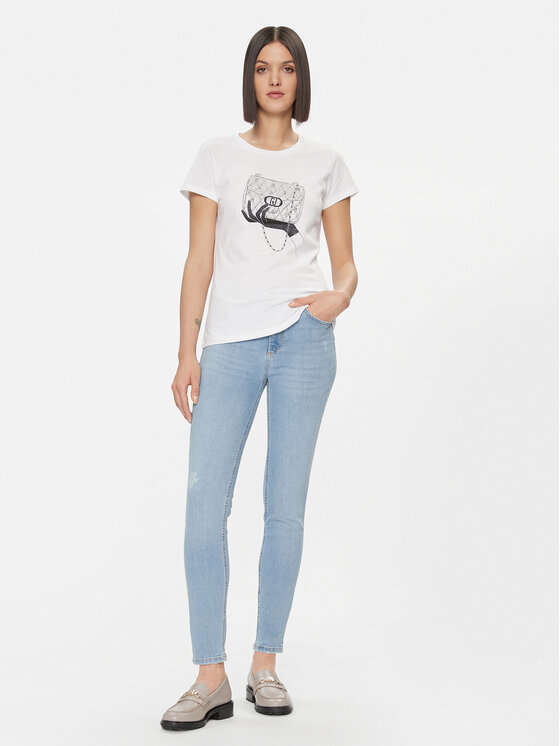 Liu Jo Liu Jo T-shirt WA4034 JS923 Bianco Regular Fit