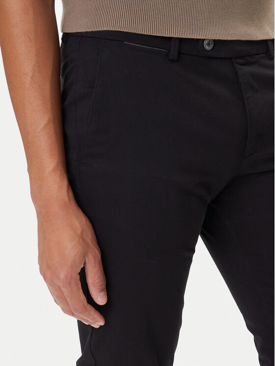 Bugatti Bugatti Stoffhose 4220 16224 Schwarz Slim Fit