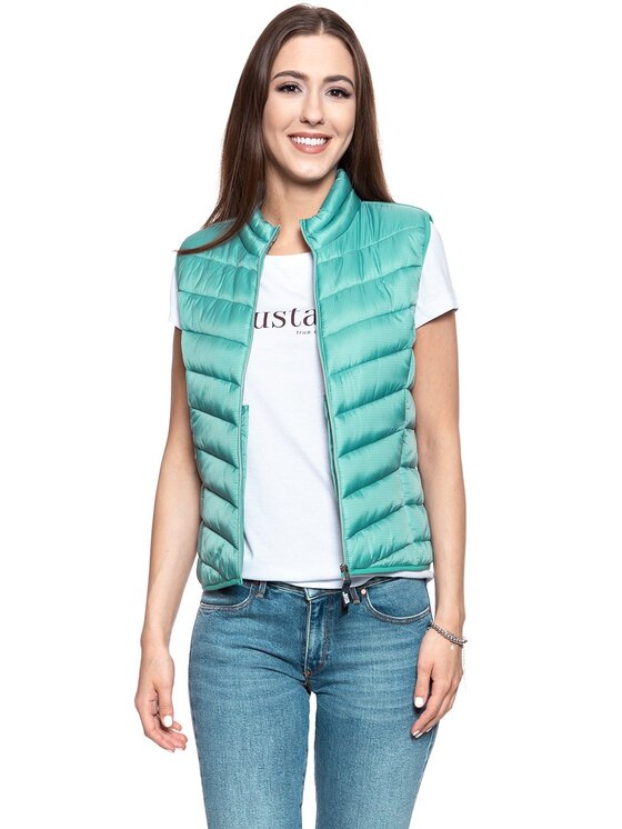 Mustang Mustang Smanicato HOLLY SC LIGHT VEST Verde Regular Fit