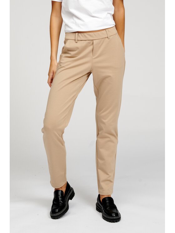 Spodnie garniturowe, rozmiar L/34, Khaki, Oryginalne spodnie performance