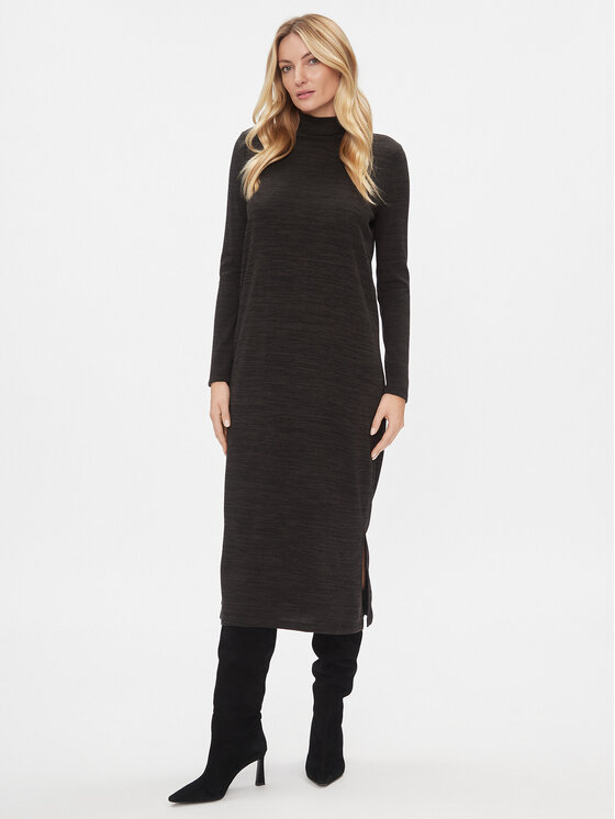 Vero Moda Vero Moda Плетена рокля 10293849 Черен Regular Fit