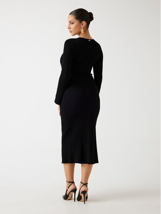 Marciano Guess Marciano Guess Трикотажна сукня 5BGK55 5891Z Чорний Regular Fit