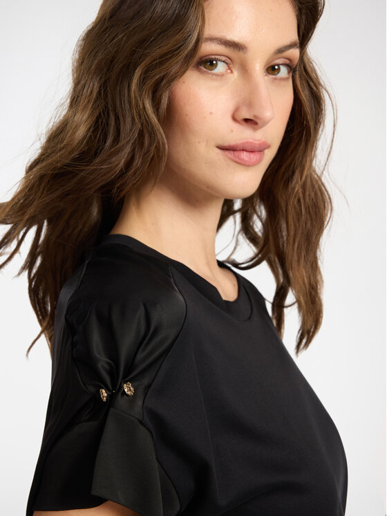 Elena Mirò Elena Mirò T-shirt G066Z100589N033 Nero Regular Fit