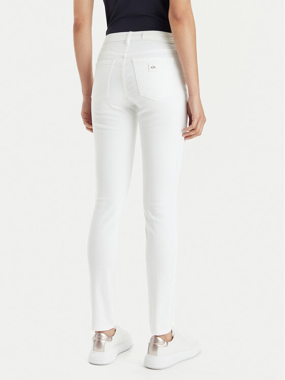 Armani Exchange Armani Exchange Traperice 8NYJ01 Y3TAZ 0102 Bijela Slim Fit