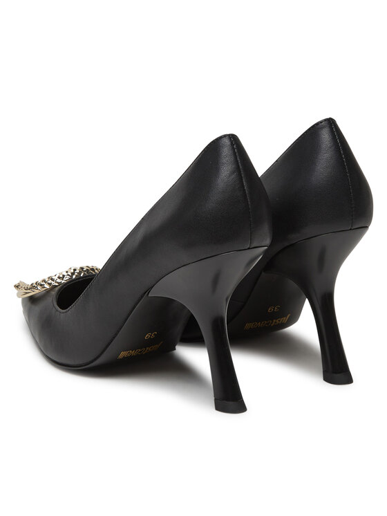 Just Cavalli Just Cavalli Pantofi cu toc subțire 78RA3S16 ZPA33 Negru