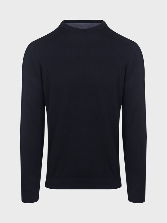 Evenemen Evenemen Sweter Crewneck Czarny Slim Fit