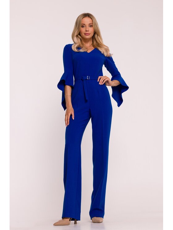 Stylove Stylove Kombinezon S416 Niebieski A-Line Fit