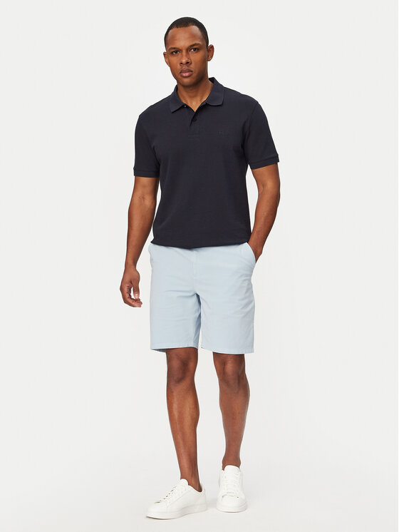 BOSS BOSS Medžiaginiai šortai H-Kane1 50555235 Žydra Modern Fit