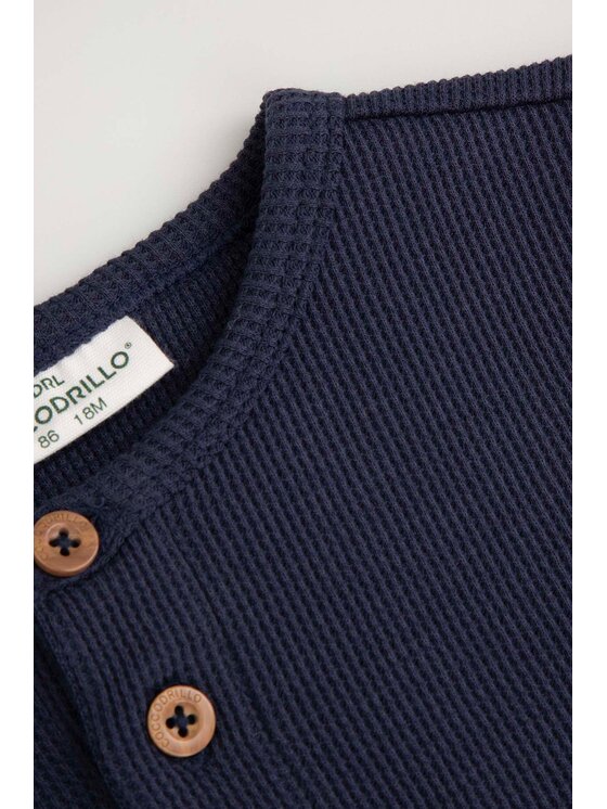 Coccodrillo Coccodrillo S dlouhým rukávem ZC6143103MBN-015 Tmavomodrá Regular Fit