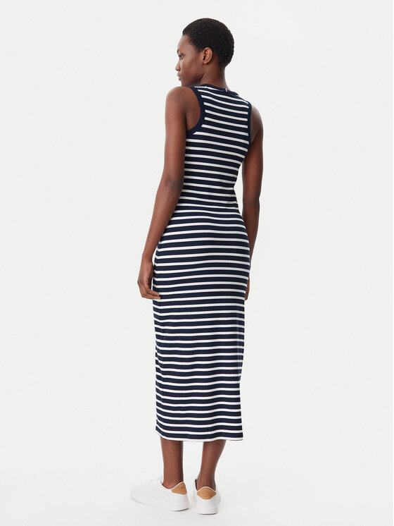 Tommy Hilfiger Tommy Hilfiger Ljetna haljina WW0WW38838 Tamnoplava Slim Fit