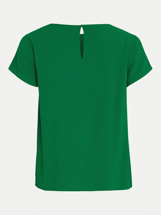 Vila Vila T-Shirt Paya 14067404 Zelená Regular Fit
