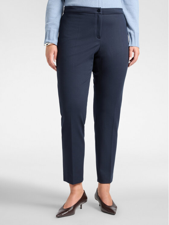Elena Mirò Elena Mirò Spodnie materiałowe P803P000578N034 Niebieski Slim Fit