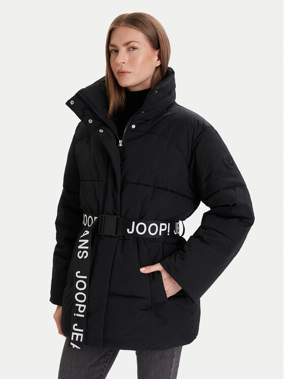 JOOP! JOOP! Télikabát Coralie 30048916 Fekete Relaxed Fit