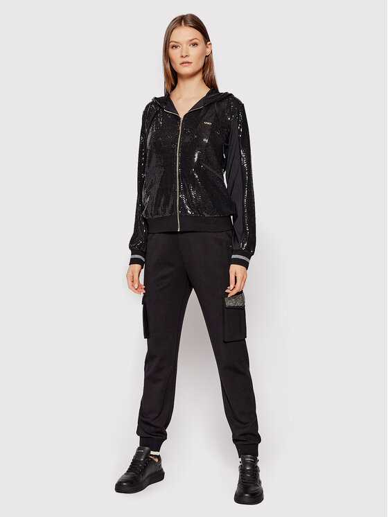 Pantaloni da tuta TF1159 J6182 Nero Regular Fit