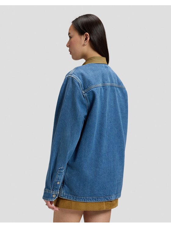 Lee Lee Koszula WORKWEAR OVERSHIRT Niebieski Relaxed Fit