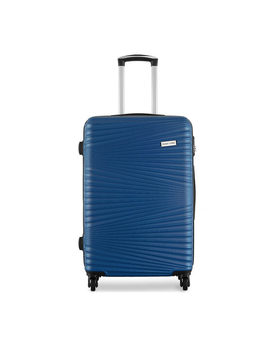 Valiză medie Semi Line T5744-2 Bleumarin