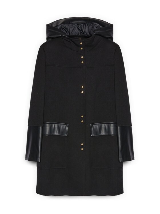 Fiorella Rubino Fiorella Rubino Cappotto invernale 0233T000334N033 Nero Regular Fit