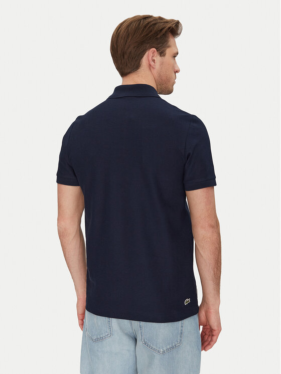 Lacoste Lacoste Polo PH8742 Granatowy Regular Fit