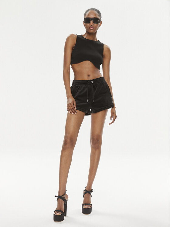 Juicy Couture Juicy Couture Sportovní kraťasy Tamia JCWH121001 Černá Regular Fit