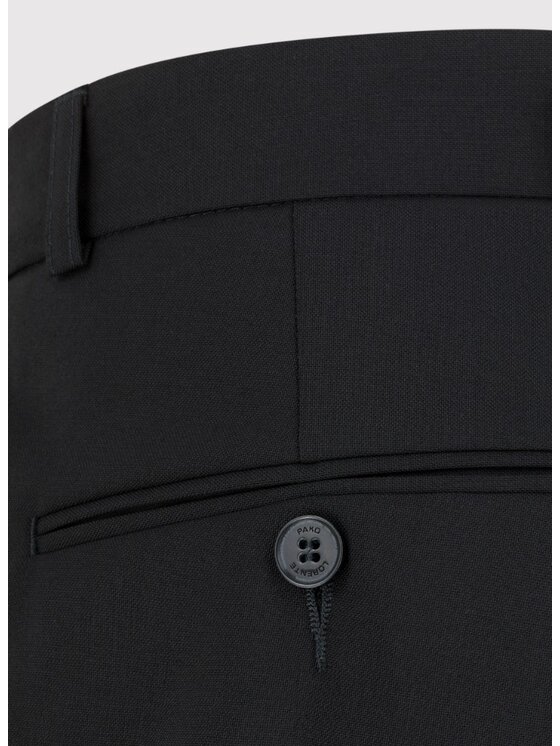 Pako Lorente Pako Lorente Spodnie garniturowe P000P-6S-002 Czarny Slim Fit