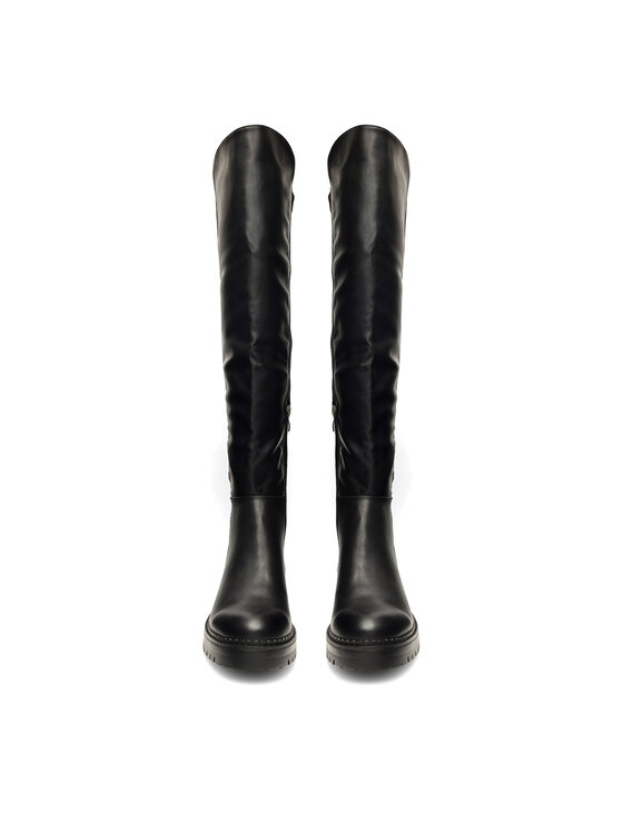 DeeZee DeeZee Μπότες πάνω από το γόνατο XENIA H58573-10 Μαύρο